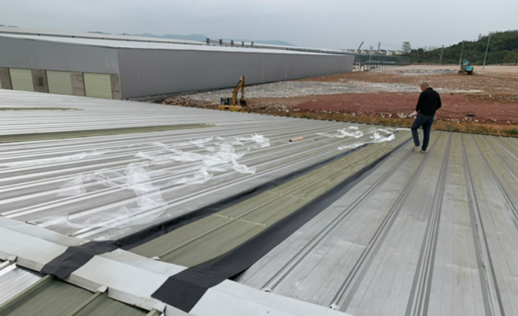 玉环厂房屋面防水维修案例